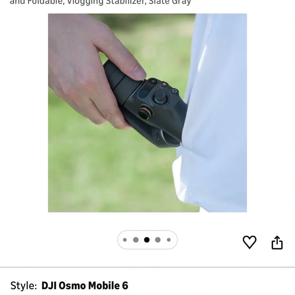 DJI OsmoMobile6GraySmartphoneStabilizer(withBag!!!! - Picture 8 of 15